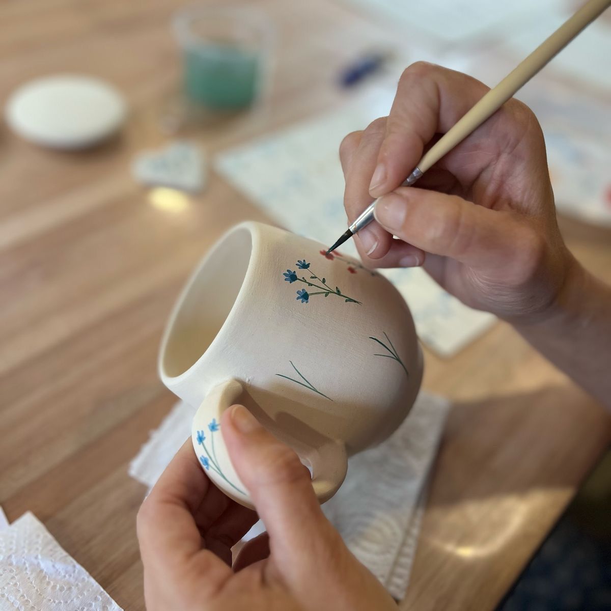 Mug painting workshop
